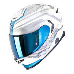 Kask integralny SCORPION EXO-GT SP AIR ARTEN WHITE/BLUE biały niebieski