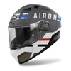 Kask integralny AIROH VALOR CRAFT MATT szary biały czerwony niebieski czarny