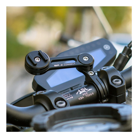Motocyklowy zestaw do zamocowania telefonu MOTO BUNDLE SAMSUNG GALAXY S21+ NA KIEROWNICĘ BLACK czarny