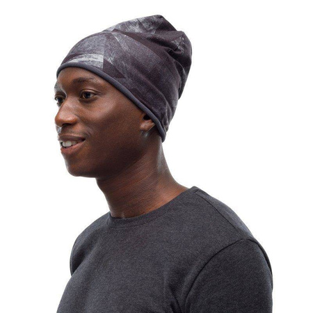 Czapka zimowa BUFF MICROFIBER & POLAR HAT US GEOLINE GREY
