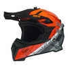 Kask cross IMX FMX-02 CRUSHING BOUNDARIES pomarańczowy fluo szary biały czarny
