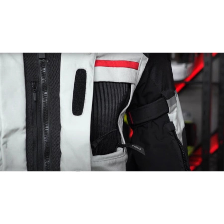 Kurtka tekstylna HELD CARESE EVO GORE-TEX GREY/RED szary czarny czerwony