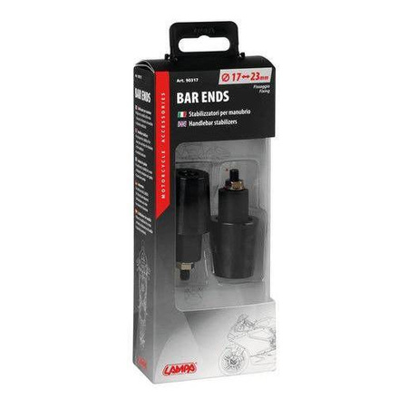 Końcówki kierownicy LAMPA BAR ENDS BLACK