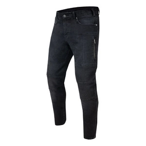 Jeansy motocyklowe REBELHORN RAGE II TAPERED FIT WASHED BLACK czarny