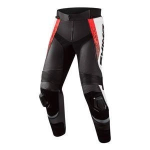Spodnie skórzane SHIMA STR 2.0 RED FLUO czarny biały czerwony fluo