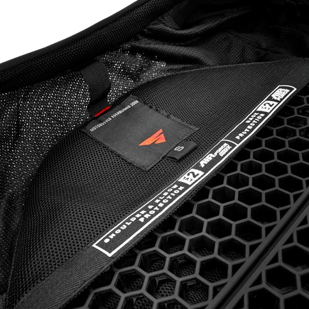 Kurtka tekstylna SHIMA MESH PRO 2.0 BLACK/WHITE czarny biały