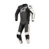 Kombinezon dwuczęściowy ALPINESTARS GP FORCE PHANTOM BLACK/WHITE/METALLIC GREY czarny biały