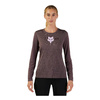 Koszulka rowerowa damska FOX LADY RANGER Z DŁUGIM RĘKAWEM TRU DRI PURPLE fioletowy