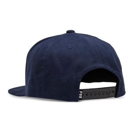 Czapka z daszkiem FOX HEAD SNAPBACK MIDNIGHT granatowy