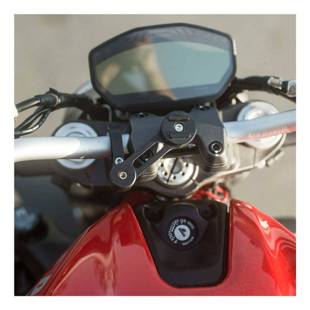 Zestaw do zamocowania telefonu SP CONNECT MOTO BUNDLE IPHONE 11 PRO MAX/XS MAX NA KIEROWNICĘ BLACK czarny