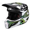 Kask cross z goglami LEATT KIT MOTO 3.5 STORM TEAL biały czarny żółty fluo