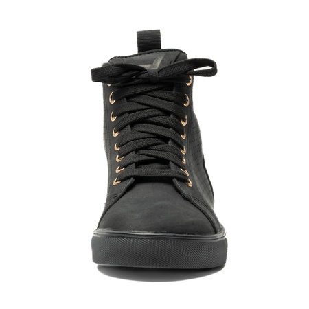 Trampki motocyklowe damskie REBELHORN TRAMP II LADY BLACK/GOLD czarny złoty