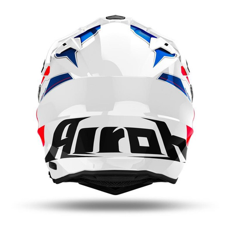 Kask integralny AIROH COMMANDER 2 REVEAL BLUE/RED GLOSS niebieski czerwony biały