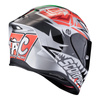 Kask integralny SCORPION EXO-R1 EVO AIR ZACCONE SILVER/BLACK/RED srebrny czarny czerwony