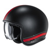 Kask otwarty HJC V30 SENTI BLACK/RED czarny czerwony