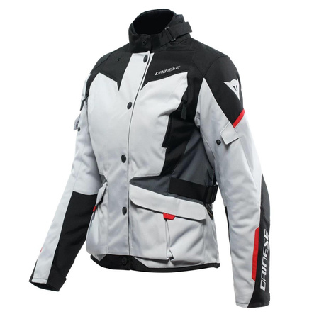 Kurtka tekstylna damska DAINESE TEMPEST 3 D-DRY LADY GLACIER szary czarny czerwony