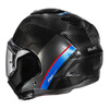 Kask szczękowy HJC F100 CARBON STAN BLACK/BLUE czarny niebieski