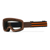 Gogle motocyklowe IMX ENDURANCE RUST BROWN MATT/ORANGE SZYBA ORANGE + CLEAR brązowy pomarańczowy