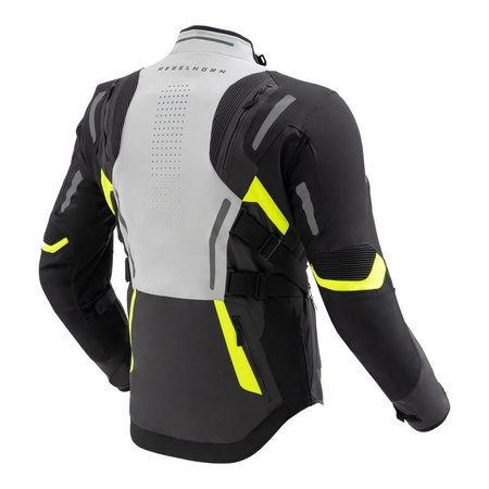 Kurtka tekstylna REBELHORN HIKER IV BLACK/GREY/FLUO YELLOW czarny szary żółty fluo