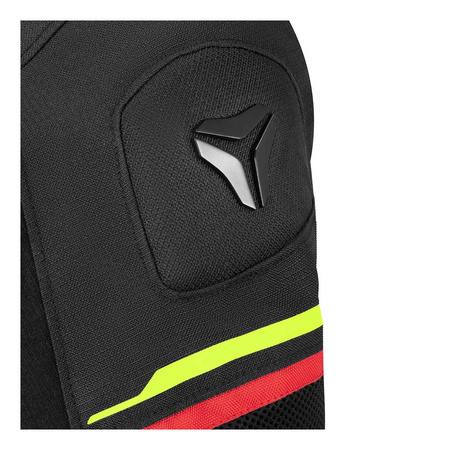 Kurtka tekstylna SECA AIRFLOW III BLACK/RED/FLUO czarny czerwony żółty fluo