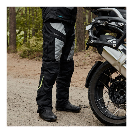 Spodnie tekstylne REBELHORN CUBBY IV BLACK/GREY/FLO YELLOW czarny szary żółty fluo