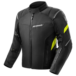 Kurtka tekstylna SHIMA RUSH 2.0 FLUO czarny żółty fluo