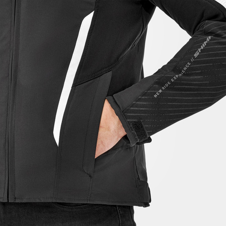 Kurtka tekstylna SHIMA SOLID 2.0 BLACK/WHITE czarny biały