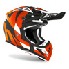 Kask cross Airoh AVIATOR ACE TRICK ORANGE MATT pomarańczowy biały czarny