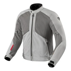 Kurtka tekstylna REVIT TORQUE 3 H2O LIGHT GREY/RED szary czerwony