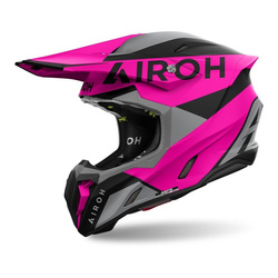 Kask cross AIROH TWIST 3 KING PINK MATT różowy szary czarny