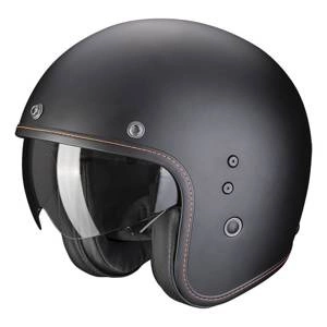 Kask otwarty SCORPION BELFAST EVO SOLID MATT BLACK czarny mat