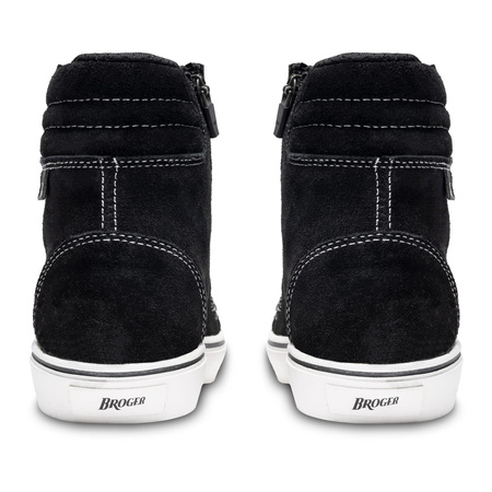 Trampki motocyklowe BROGER CALIFORNIA BLACK/WHITE czarny biały