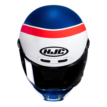 Kask integralny HJC V10 GRAPE BLUE/RED niebieski czerwony biały