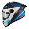 Kask integralny AXXIS FENIX ESSENCE A7 GLOSS niebieski czerwony szary czarny