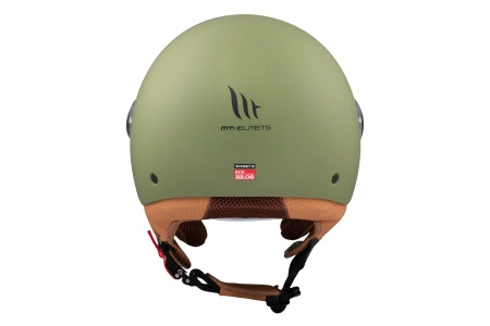 Kask otwarty MT STREET S SOLID GREEN zielony