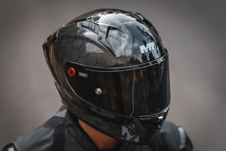 Kask integralny MT KRE+ S PURE GLOSS CARBON/BLACK