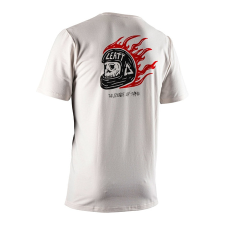 Koszulka T-shirt LEATT CORE CREAM WHITE biały