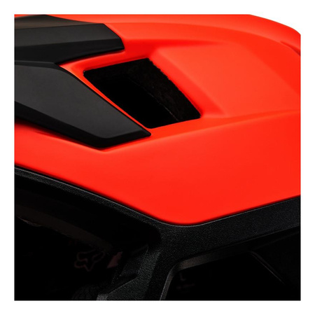 Kask rowerowy FOX DROPFRAME ORANGE FLAME pomarańczowy fluo