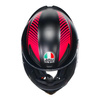 Kask integralny AGV K1 S WARMUP BLACK/PINK czarny różowy