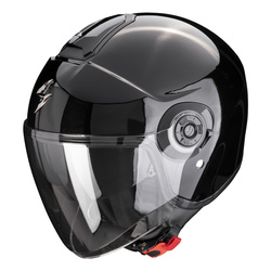 Kask otwarty SCORPION EXO-CITY II SOLID BLACK czarny