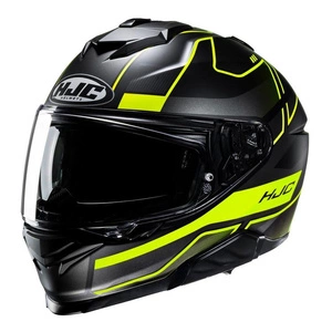 Kask integralny HJC I71 IORIX BLACK/YELLOW czarny żółty fluo