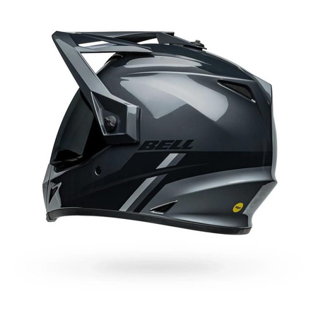 Kask integralny BELL MX-9 ADVENTURE MIPS ALPINE CHARCOAL SILVER srebrny