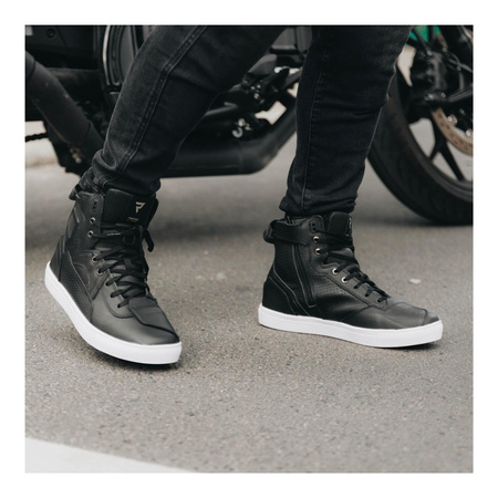 Trampki motocyklowe REBELHORN VANDAL BLACK/BLACK SOLE czarny