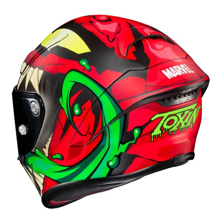 Kask integralny HJC RPHA 1 TOXIN MARVEL czerwony zielony żółty