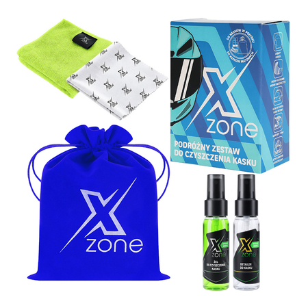 Podróżny zestaw do czyszczenia kasku XZONE 60ml