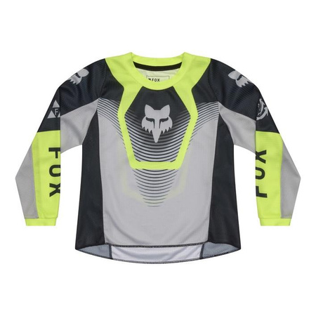 Bluza cross dziecięca FOX JUNIOR 180 COLLECT GREY/YELLOW szary żółty