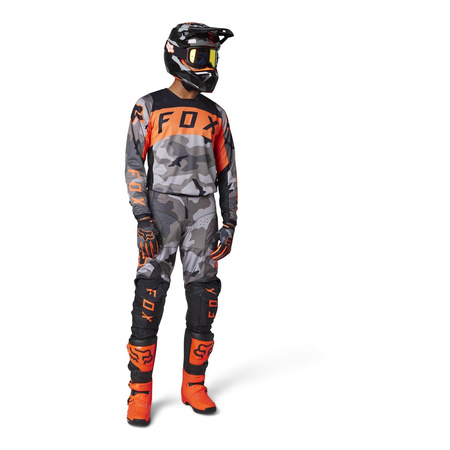 Bluza cross FOX 180 BNKR GREY CAMO szary pomarańczowy fluo