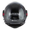 Kask szczękowy NZI MINIMOD META BLACK SILVER czarny srebrny
