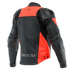 Kurtka skórzana DAINESE RACING 4 PERFORATED BLACK/RED czarny czerwony