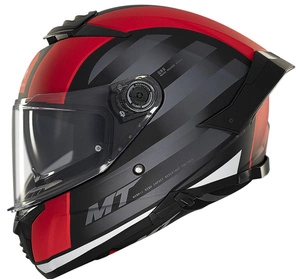 Kask integralny MT THUNDER 4 SV THREADS MATT RED czerwony czarny
